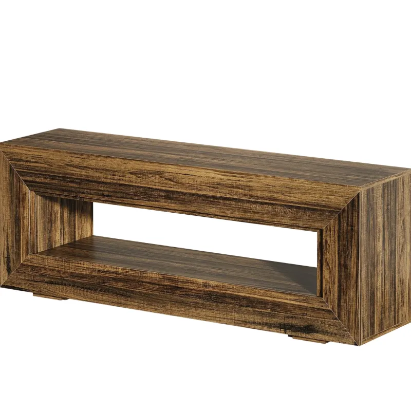Tribesigns Tv Stands*63" Wooden Tv Stand, Farmhouse Entertainment Centers Console Table