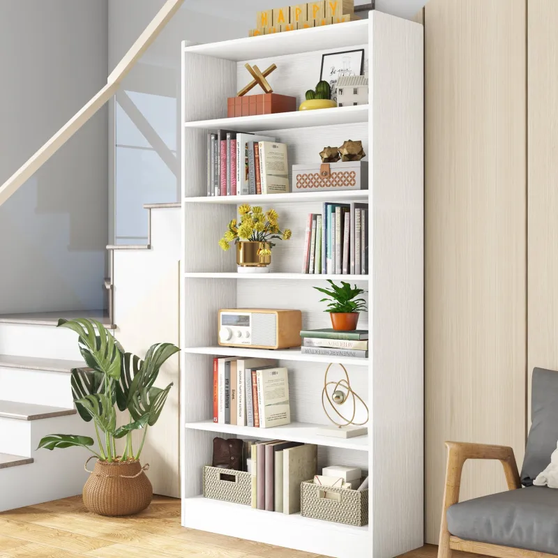 Tribesigns Bookcases & Bookshelves|Bookcases & Bookshelves*Bookcase, 72" Tall Bookshelf with 6-Tier Open Storage Shelves