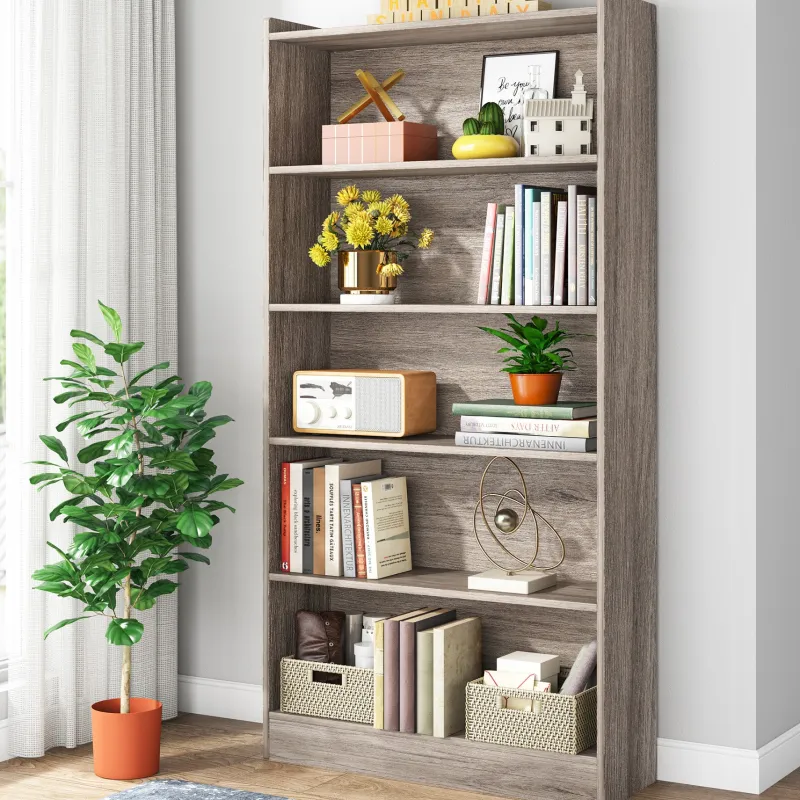 Tribesigns Bookcases & Bookshelves|Bookcases & Bookshelves*Bookcase, 72" Tall Bookshelf with 6-Tier Open Storage Shelves