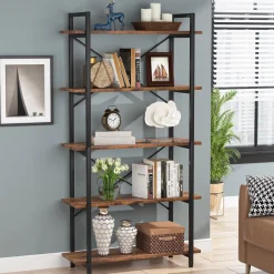 Tribesigns Bookcases & Bookshelves|Bookcases & Bookshelves*Bookshelf, 5 Tier Bookcase Display Shelf Unit