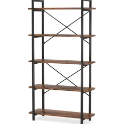 Tribesigns Bookcases & Bookshelves|Bookcases & Bookshelves*Bookshelf, 5 Tier Bookcase Display Shelf Unit