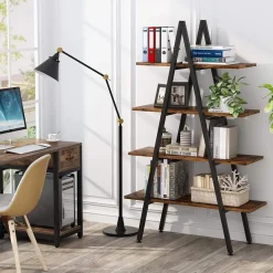 Tribesigns Bookcases & Bookshelves|Bookcases & Bookshelves*Bookshelf, A-Shaped Bookcase 4-Tier Ladder Display Shelves