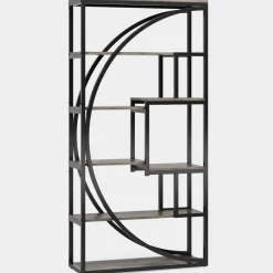 Tribesigns Bookcases & Bookshelves|Bookcases & Bookshelves*Bookshelf, Industrial Bookcase with 8 Open Storage Shelf
