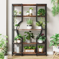 Tribesigns Bookcases & Bookshelves|Bookcases & Bookshelves*Bookshelf, 5-Tier Bookcase Shelving Unit for Home Office