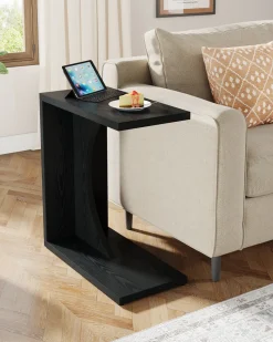 Tribesigns End & Side Tables*C - Shaped End Table, Sofa Side Table Couch Table