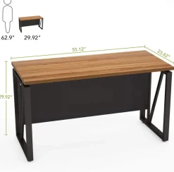 Tribesigns Desks*Computer Desk, 55 inches Executive Desk for Home Office