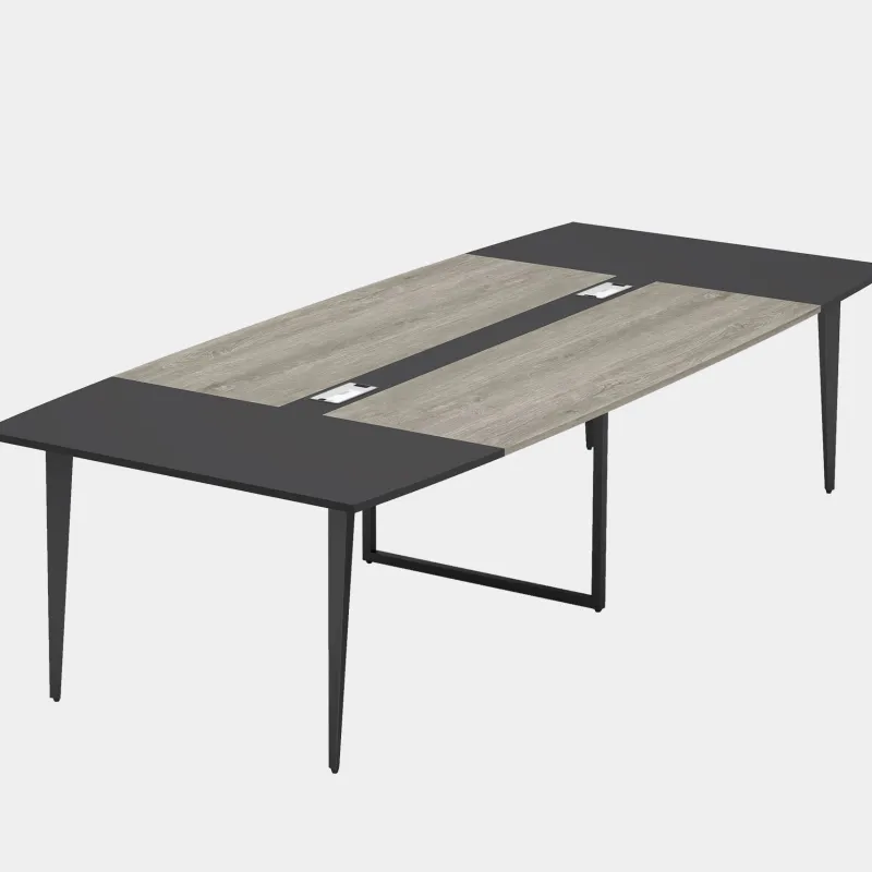 Tribesigns Desks*Conference Table, Modern 6FT / 8FT Boat Shaped Meeting Table