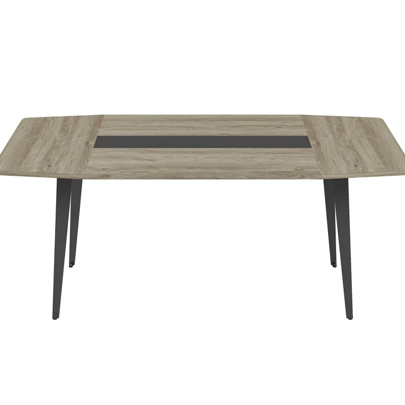 Tribesigns Desks*Conference Table, Modern 6FT / 8FT Boat Shaped Meeting Table