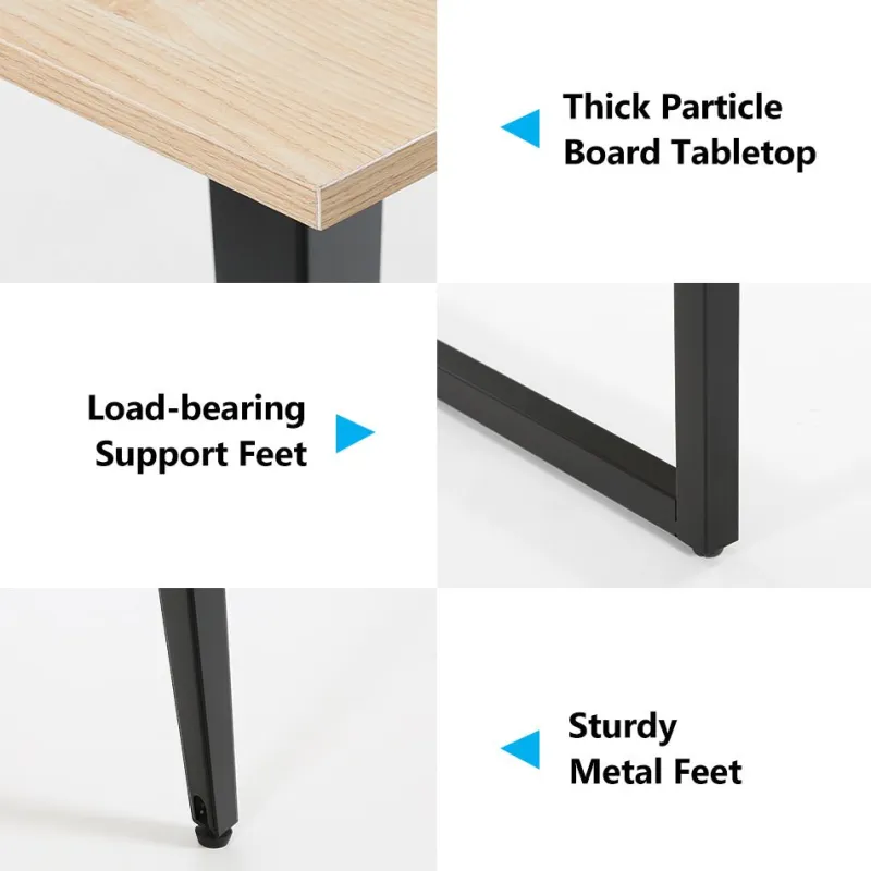 Tribesigns Desks*Conference Table, Modern 6FT / 8FT Boat Shaped Meeting Table