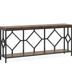 Tribesigns Console Tables|Console Tables*Console Table, 71" Extra Long Sofa Table with Open Storage Shelf