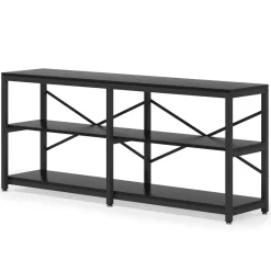 Tribesigns Console Tables|Console Tables*Console Table, 70.9 inch Long Sofa Table with Storage Shelves