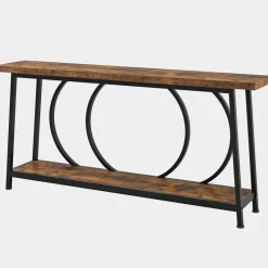 Tribesigns Console Tables|Console Tables*Console Table, 70.9" Sofa Entryway Table with 2 Open Storage Shelves