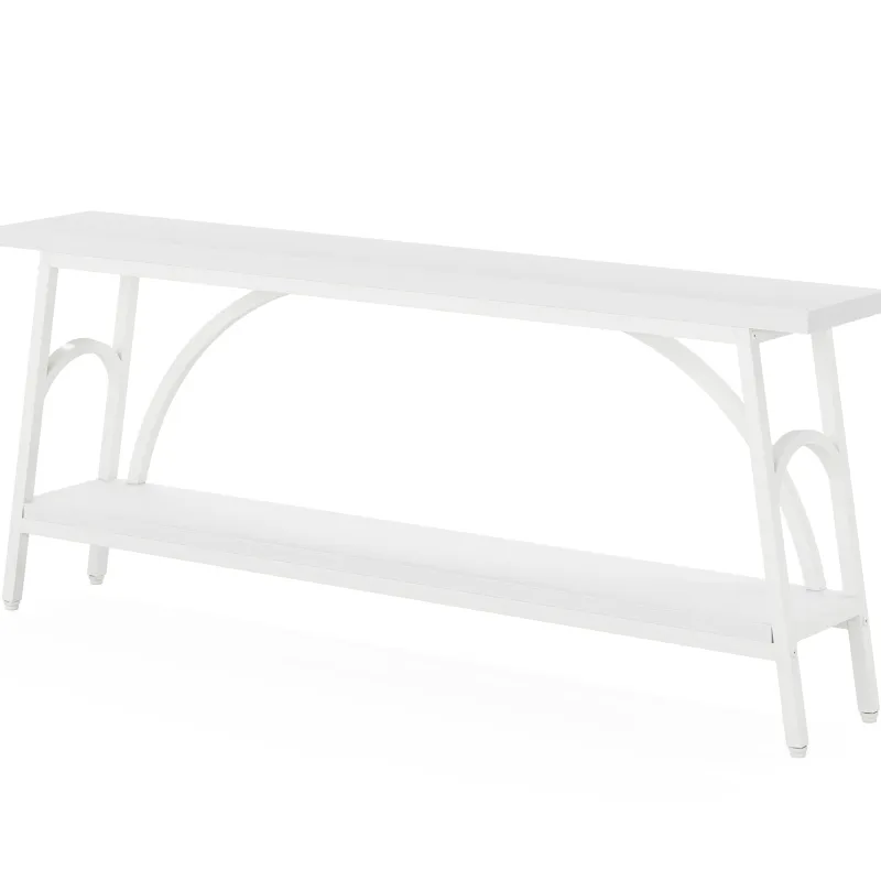 Tribesigns Console Tables|Console Tables*Console Table, 70.8” Sofa Tables Entryway Table with 2 Tier Wood Shelves