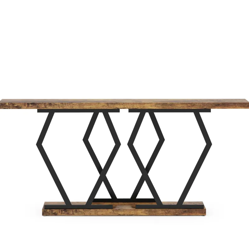 Tribesigns Console Tables|Console Tables*Console Table, Modern 70.9" Sofa Table with Faux Marble Tabletop