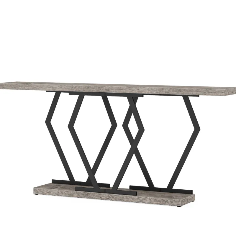 Tribesigns Console Tables|Console Tables*Console Table, Modern 70.9" Sofa Table with Faux Marble Tabletop