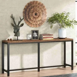 Tribesigns Console Tables|Console Tables*Console Table, Narrow Hallway Table, 70.9 inch Sofa Table
