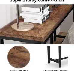 Tribesigns Console Tables|Console Tables*Console Table, Narrow Hallway Table, 70.9 inch Sofa Table