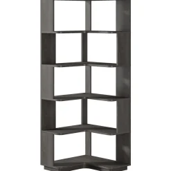 Tribesigns Corner Shelves|Corner Shelves*Corner Bookshelf, 6-Tier Corner Bookcase Display Rack