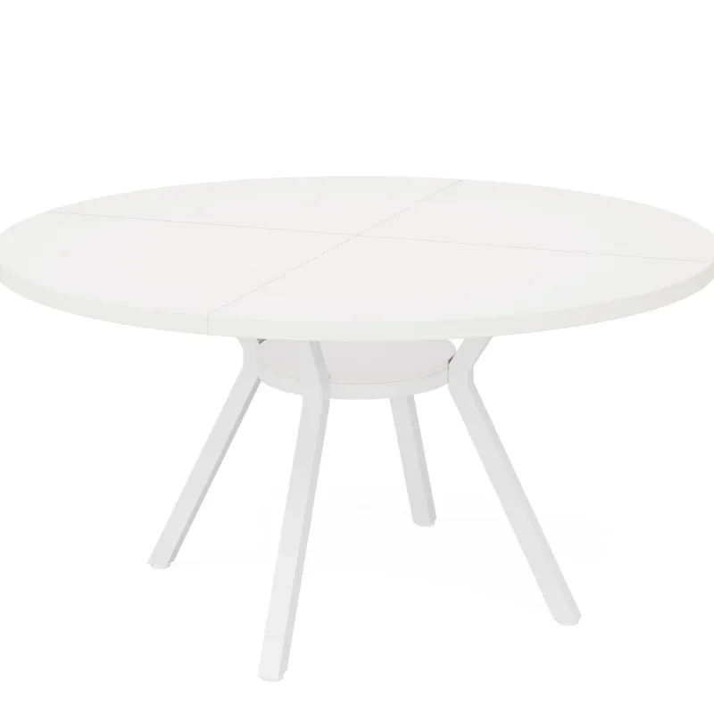 Tribesigns Dining Tables*47"Dining Table, Modern Round Kitchen Table for 4