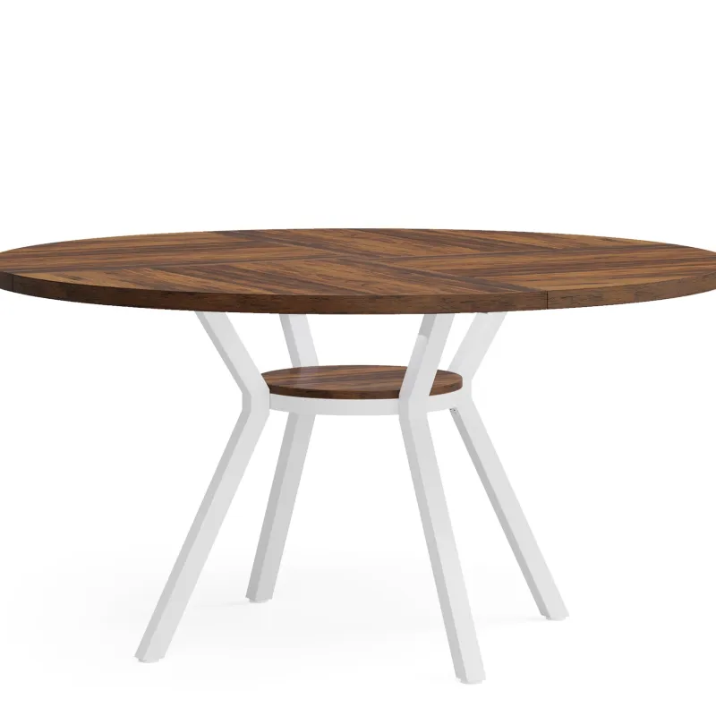 Tribesigns Dining Tables*47"Dining Table, Modern Round Kitchen Table for 4
