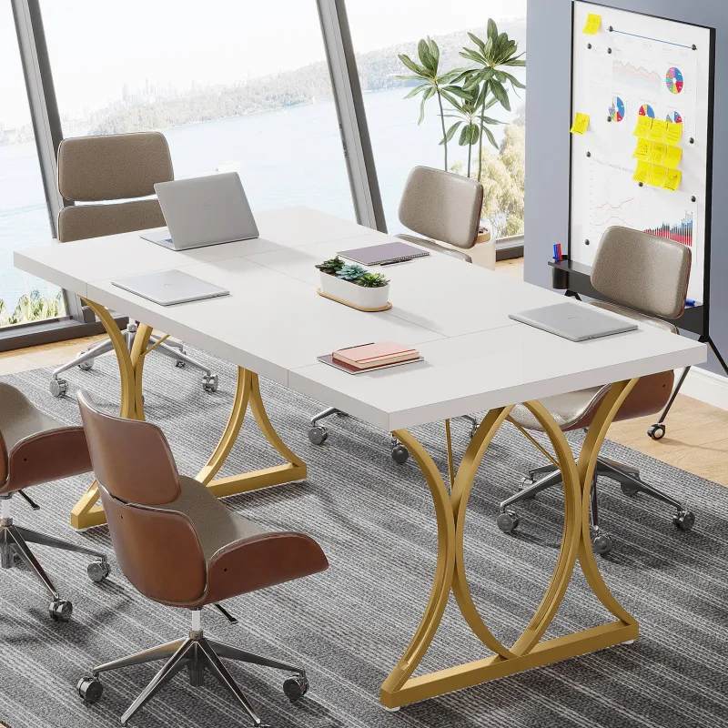 Tribesigns Desks*Executive Desk, 63" Modern Computer Desk Home Office Table