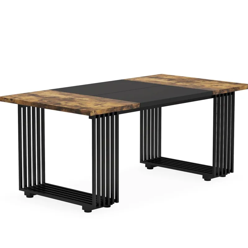 Tribesigns Desks*Executive Desk, 70.9" Modern Office Computer Desk Conference Table