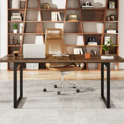 Tribesigns Desks*Extendable Executive Table, 63