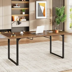 Tribesigns Desks*Extendable Executive Table, 63