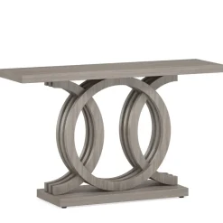 Tribesigns Console Tables|Console Tables*Farmhouse Console Table, 55" Hallway Sofa Table With Geometric Base