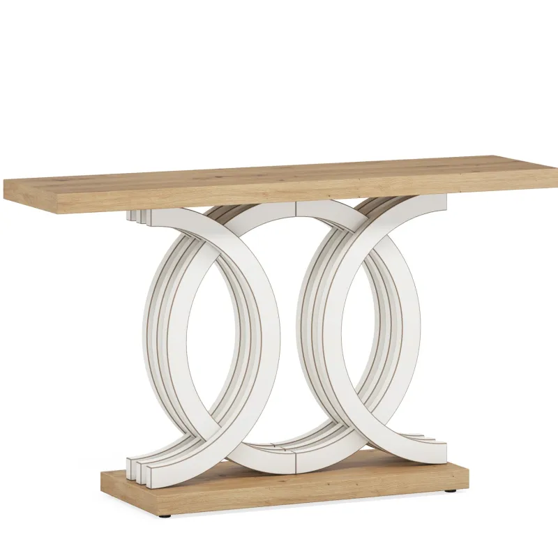 Tribesigns Console Tables|Console Tables*Farmhouse Console Table, 55" Hallway Sofa Table With Geometric Base