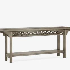 Tribesigns Console Tables|Console Tables*Farmhouse Console Table, 70.8" Narrow Wood Sofa Table with Storage