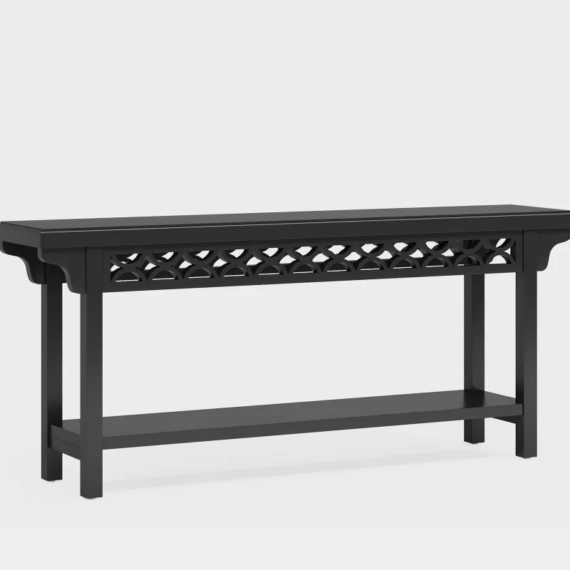 Tribesigns Console Tables|Console Tables*Farmhouse Console Table, 70.8" Narrow Wood Sofa Table with Storage
