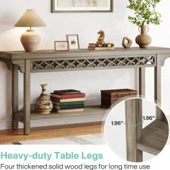 Tribesigns Console Tables|Console Tables*Farmhouse Console Table, 70.8