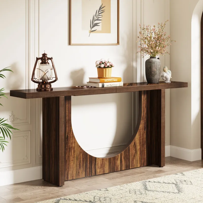 Tribesigns Console Tables|Console Tables*Farmhouse Console Table, 70.9" Wooden Hallway Foyer Table