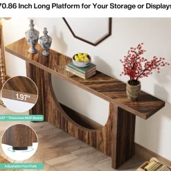 Tribesigns Console Tables|Console Tables*Farmhouse Console Table, 70.9