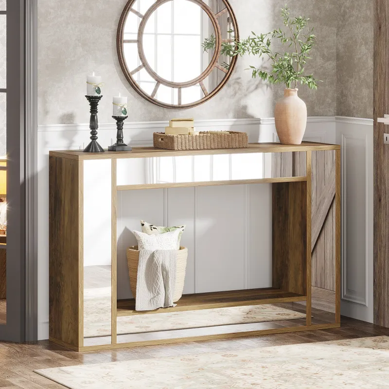 Tribesigns Console Tables|Console Tables*Farmhouse Console Table, 47" Wood Entryway Sofa Table with Storage