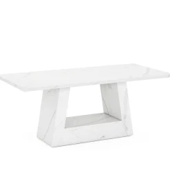 Tribesigns Dining Tables*Faux Marble Dining Table, 63" Kitchen Table for 4 to 6 People