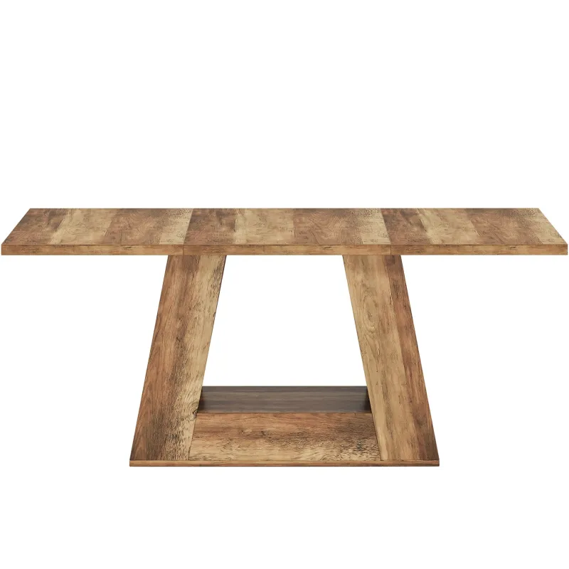 Tribesigns Dining Tables*Faux Marble Dining Table, 63" Kitchen Table for 4 to 6 People