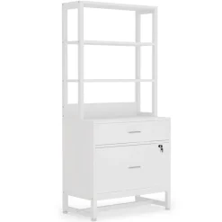 Tribesigns File Cabinets|File Cabinets*File Cabinet, 2 Drawers Letter Size Filing Cabinet Printer Stand