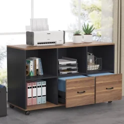 Tribesigns File Cabinets|File Cabinets*File Cabinet, 43 inches Mobile Filing Cabinet for Letter Size