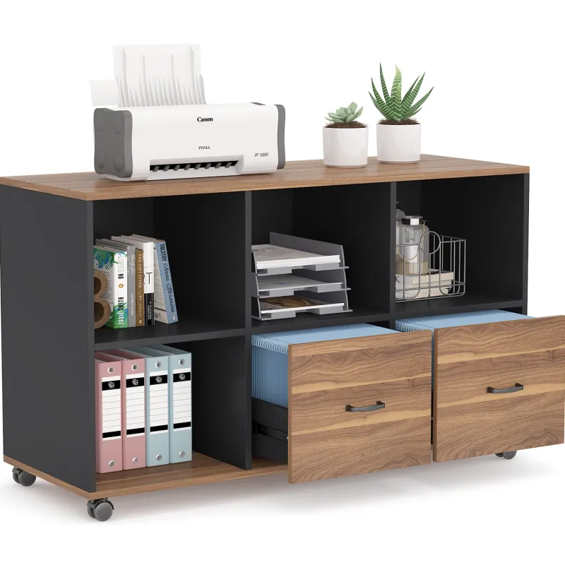 Tribesigns File Cabinets|File Cabinets*File Cabinet, 43 inches Mobile Filing Cabinet for Letter Size