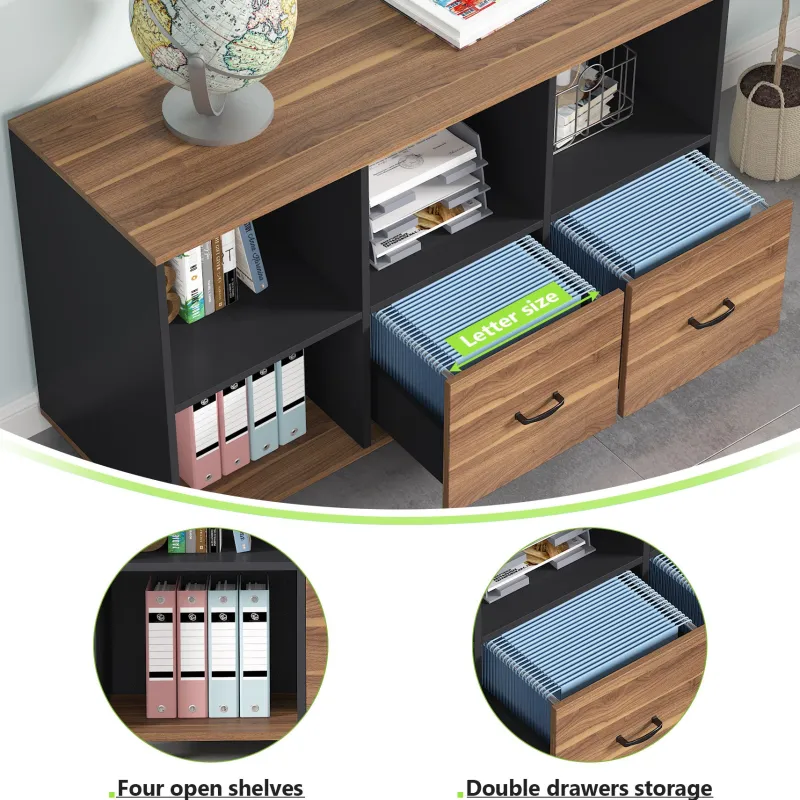 Tribesigns File Cabinets|File Cabinets*File Cabinet, 43 inches Mobile Filing Cabinet for Letter Size