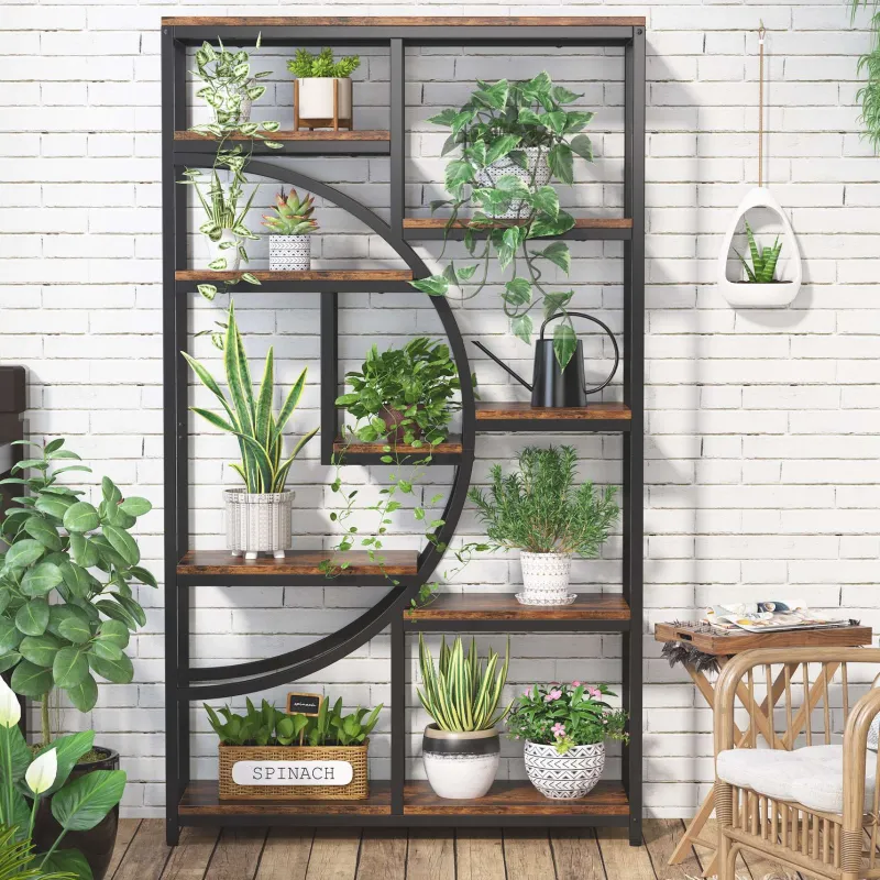 Tribesigns Bookcases & Bookshelves|Bookcases & Bookshelves*Freestanding Bookshelf, 68.9" Etagere Bookcase with 9 Open Shelves