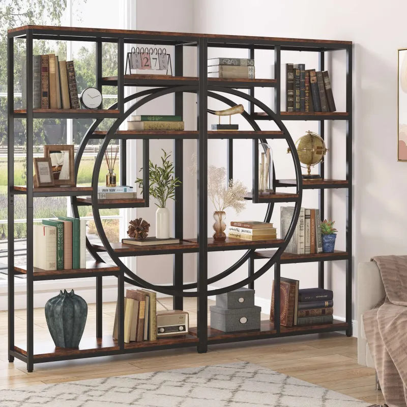 Tribesigns Bookcases & Bookshelves|Bookcases & Bookshelves*Freestanding Bookshelf, 68.9" Etagere Bookcase with 9 Open Shelves