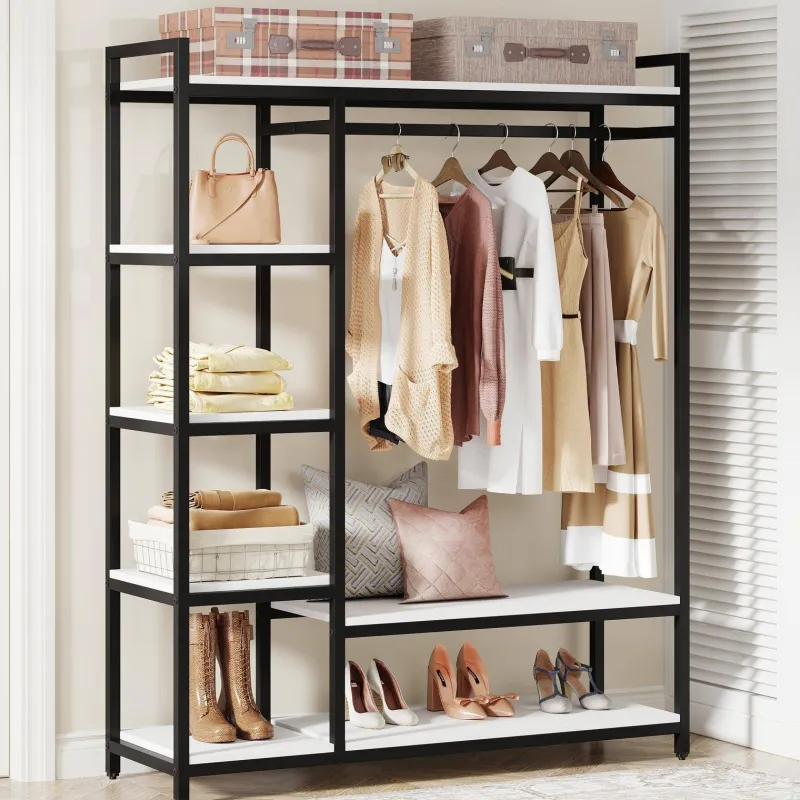 Tribesigns Closet Organizers|Clothes & Garment Racks*Freestanding Closet Organizer, Portable Garment Rack