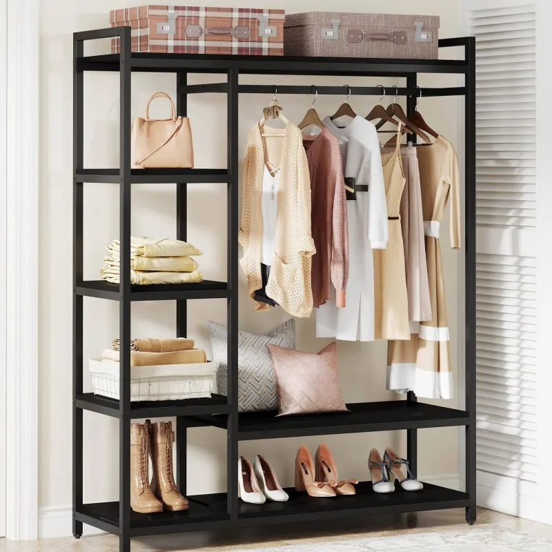 Tribesigns Closet Organizers|Clothes & Garment Racks*Freestanding Closet Organizer, Portable Garment Rack