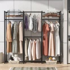 Tribesigns Closet Organizers|Clothes & Garment Racks*Freestanding Closet Organizer, Large Garment Clothes Rack