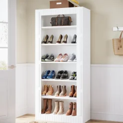 Tribesigns Shoe Racks & Cabinets|Shoe Racks & Cabinets*Freestanding Shoe Cabinet, 6-Tier Shoe Storage Rack
