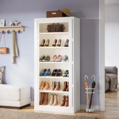 Tribesigns Shoe Racks & Cabinets|Shoe Racks & Cabinets*Freestanding Shoe Cabinet, 6-Tier Shoe Storage Rack