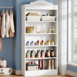 Tribesigns Shoe Racks & Cabinets|Shoe Racks & Cabinets*Freestanding Shoe Cabinet, 72.8
